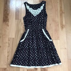 Rabbit print dress